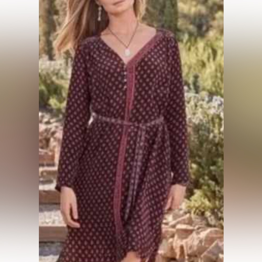 Sundance Boho Floral Dress Size Large